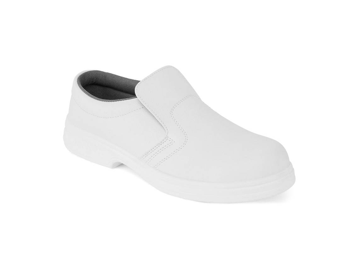 Zapato De Trabajo Slip On O2 - Comodidad Y Funcionalidad Blanco / 36