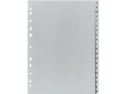 Separador HERLITZ 10843522 Gris (A4 - Polipropileno)