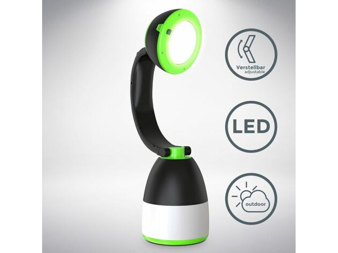 Lámpara De Mesa Led Para Exteriores, Linterna, Luz De Camping 3 En 1 Con 2 Niveles De Brillo, Portátil Y Plegable.