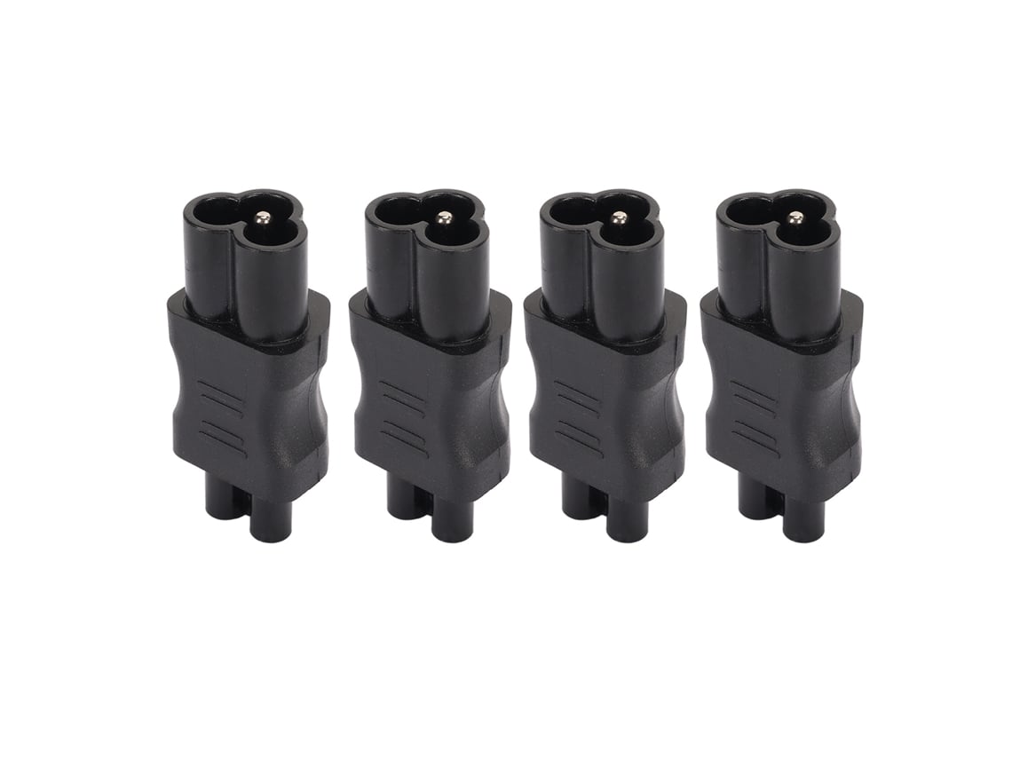 4 Adaptadores De Energia Iec320 C6 Para C5 Conector Conversor Cabo Para Notebook 10a 250v 2500w