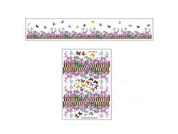Sticker Decorativo De Hoja Verde Con Patrón Floral Para Pared De Salón Y Dormitorio Ay756