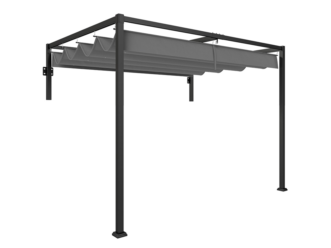 Funda De Repuesto Para Una Glorieta De 3x3 M Con Doble Techo Y Sistema De Drenaje Uv Para Cafeterías.