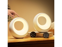 Conjunto De 2 Luminárias De Cabeceira Led Rgb Sem Fio E Reguláveis ​​com Controle Remoto, Recarregáveis ​​via Usb (para Quarto)