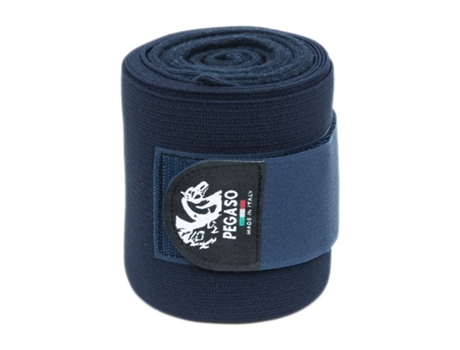 Par de vendas de trabajo para caballos + vellón NANNY BLUE