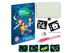 Tablero De Dibujo Luminoso 3d A5 Para Niños, Juguete Creativo Y Didáctico Para Dibujar Y Pintar Con Luz, Regalo Ideal