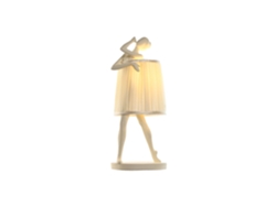 Lampara Sobremesa Resina Bailarina 29x25x62,5cm