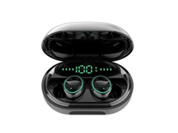 YEMAESRE Auriculares estéreo Tws negros impermeables Bluetooth premium sin carga