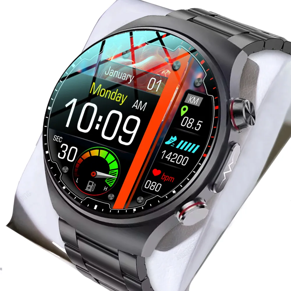 Reloj inteligente ET488 para hombre con ECG, frecuencia cardíaca, presión arterial y reloj deportivo inteligente 2025vayotoy