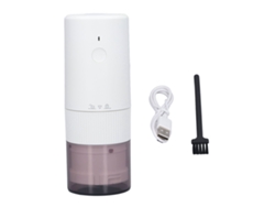 Molinillo de café eléctrico portátil para el hogar y viajes, recargable por USB, inalámbrico, mini automático con cono