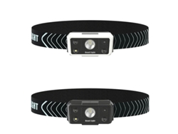 Lanterna De Cabeça Branca Recarregável Via Usb Com Sensor Potente 5 Modos De Iluminação À Prova D'água Ideal Para Pesca Camping E Trilhas