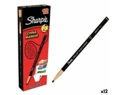 Marcador SHARPIE China Permanente Negro 12 Piezas (12 Unidades)