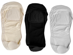 3 Pares De Meias Femininas Invisíveis De Cano Baixo, Respiráveis E Confortáveis Para Ioga E Dança.