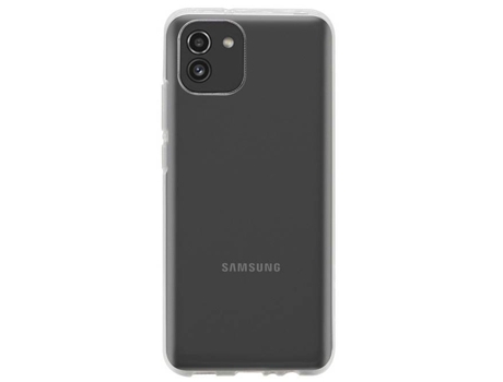 Funda para Samsung Galaxy A03 MYWAY Piel Sintética Textura Suave Transparente