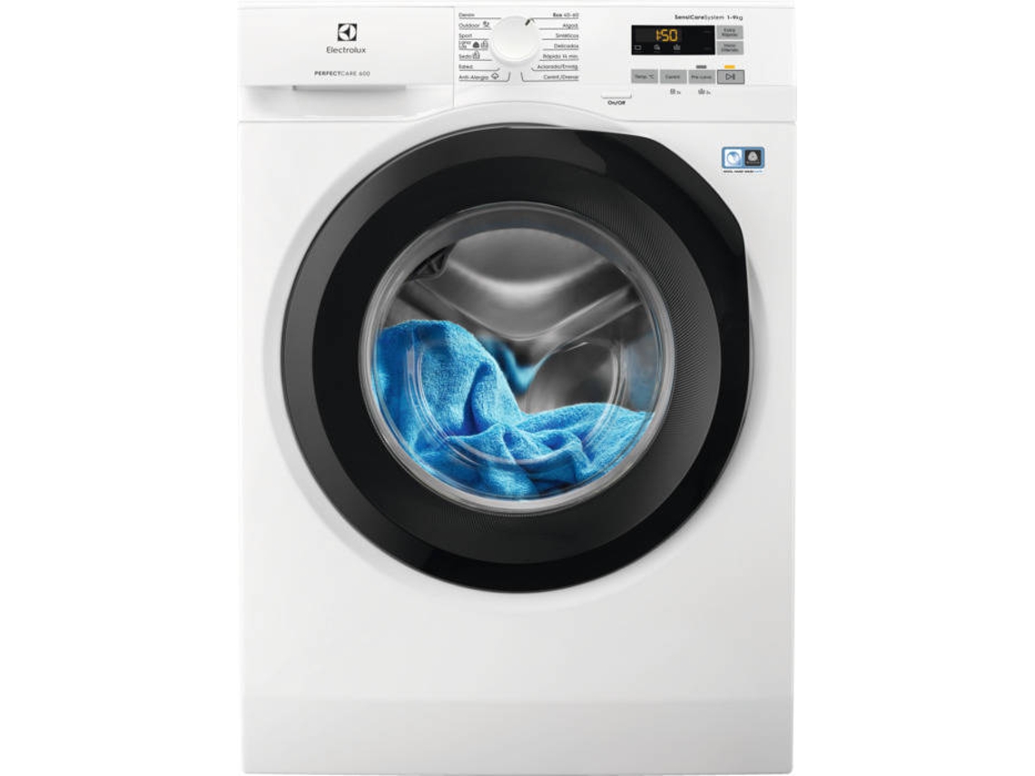 Lavadora ELECTROLUX EW6F5943FB (9 kg - 1400 rpm - Blanco)