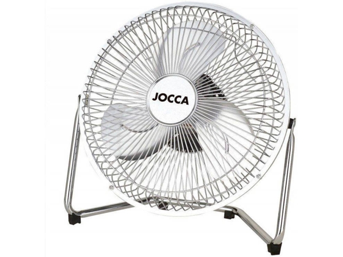 Ventilador de Suelo JOCCA JOC2236 Metálico (20 W - Diámetro 21 cm)