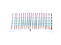 Set De Brochas De Maquillaje Sintético Profesional Para Sombra De Ojos Y Polvo Suelto