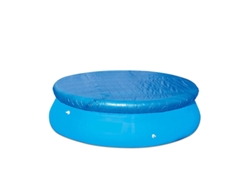 Cubierta protectora azul para piscinas redondas, apta para piscinas con un diámetro de 183 cm (6 pies).