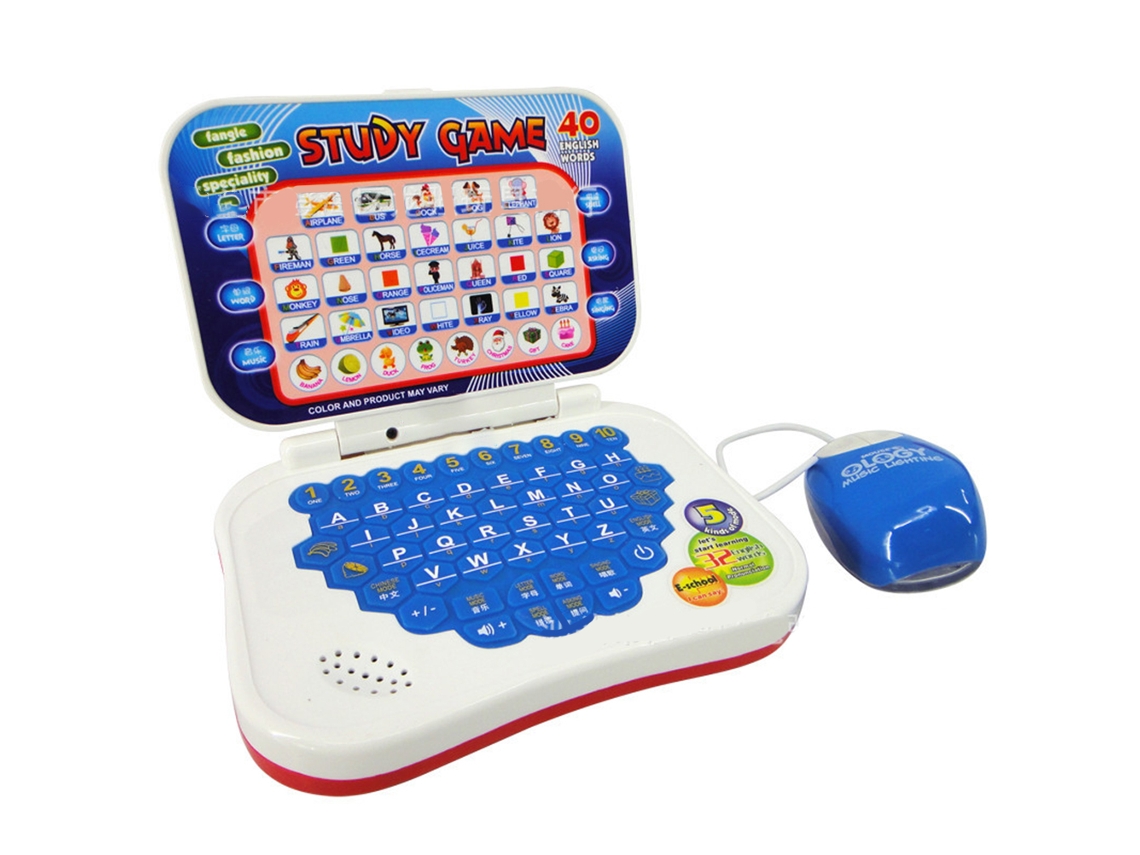 Bj - Mini portátil multifuncional bilingüe para el aprendizaje infantil - Juguete educativo para bebés - Regalo