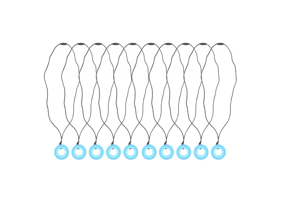 Yncm-collares Masticables Sensoriales Para Niños, Juguetes De Silicona, Colgantes Masticables Para Bebés