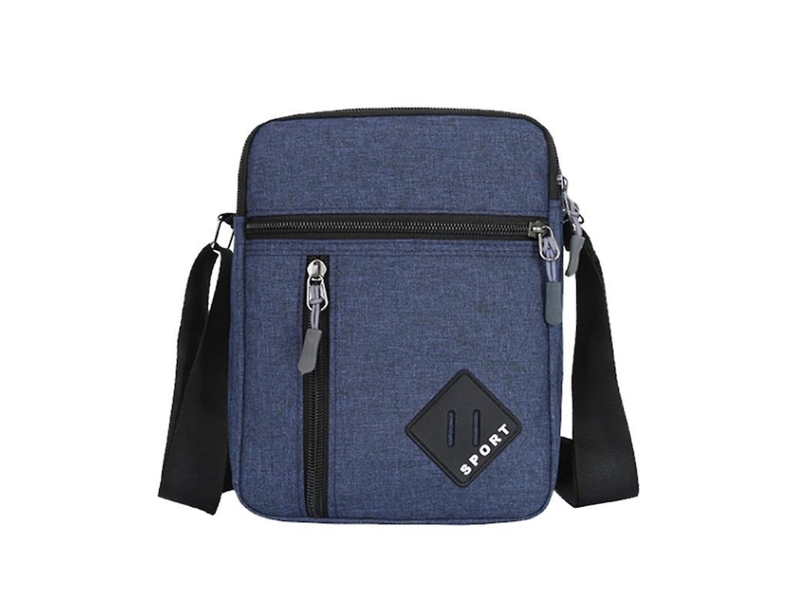 Mochila de hombro Oxford impermeable para hombre, informal, para el trabajo, viajes, bandolera.