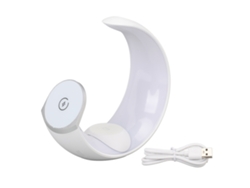 Base De Carga Inalámbrica 4 En 1 Con Luz De Mesa Rgb 15w Carga Rápida Para Dormitorio Sala De Estar Oficina