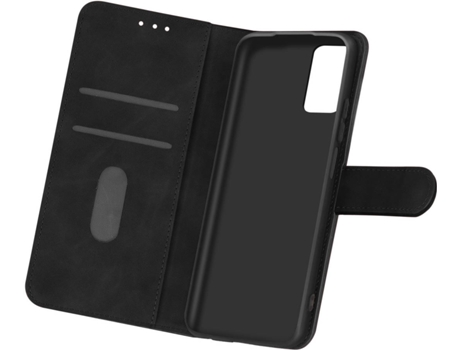 Carcasa y Soporte Samsung Galaxy A32 5G AVIZAR integral Cartera y Suporte Negro