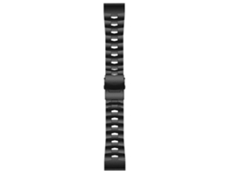 Correa de reloj inteligente para Garmin Fenix 5X Sapphire 26 mm Correa de reloj de aleación de titanio de liberación rápida (negro)