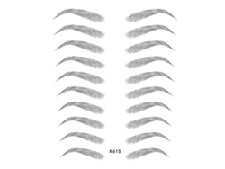 Adhesivo Desechable Para Cejas Biónicas, Simulación De Cejas, Fácil De Usar, De Larga Duración, Resistente Al Agua.
