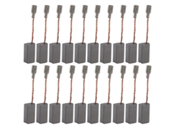 20 Peças De Escova De Carbono Condutiva Substituível Para Motor De Furadeira Elétrica 100 5*8*16mm