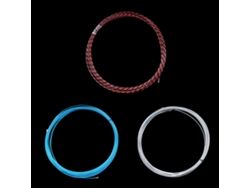 Herramienta de enhebrado de cables eléctricos con resorte de acero y rodillo para tirar de cables, dispositivo de enhebrado de 360° para electricistas.
