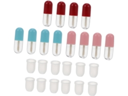 Tubos De Brillo Labial En Mini Cápsulas De 12 Piezas, Envases Recargables Para...