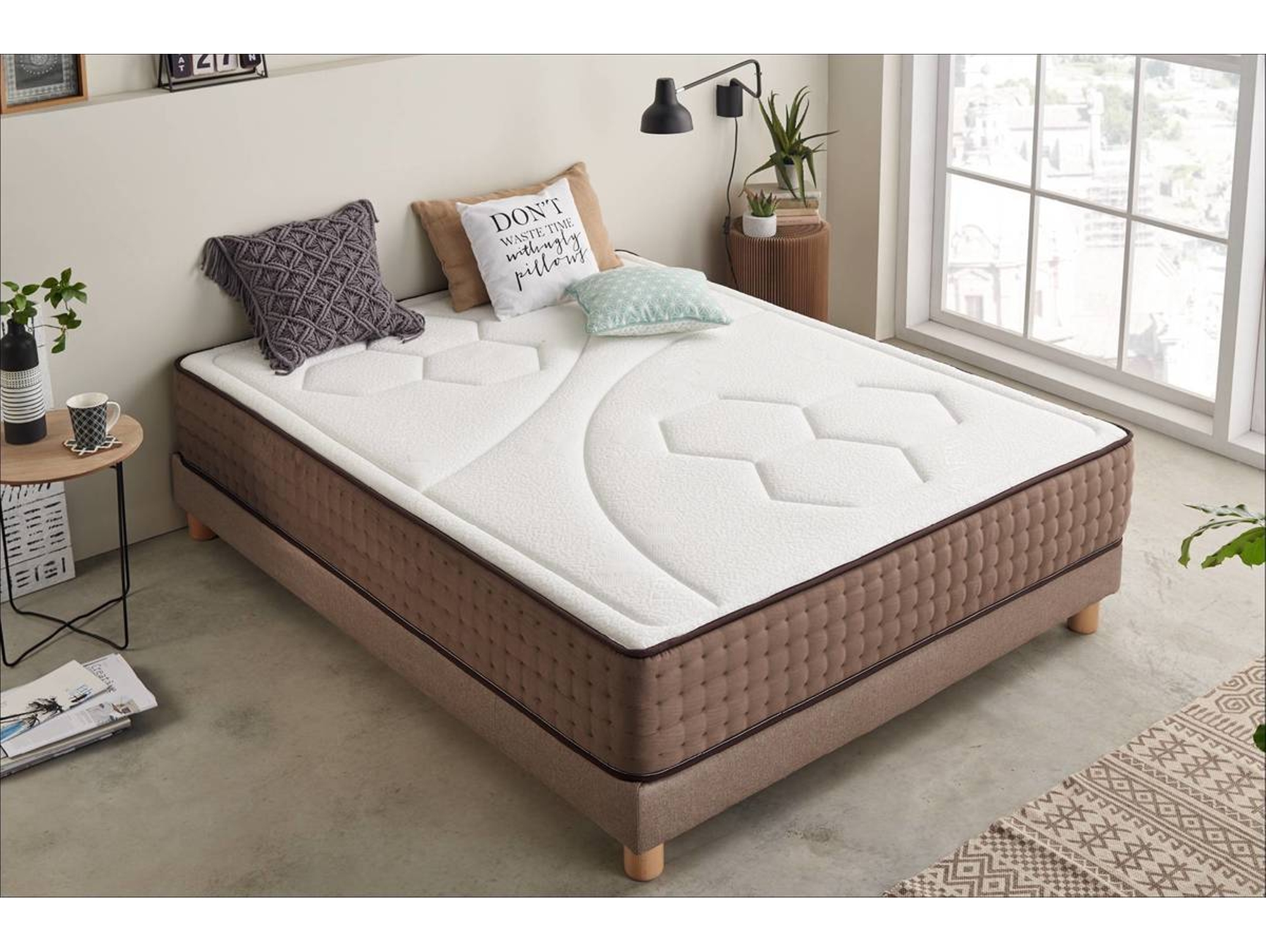 Colchón MOONIA Premium Original Care Viscoelástico (135x200 cm - Altura: 27 cm)