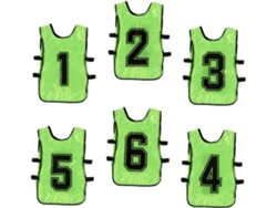 Conjunto De 6 Camisetas De Entrenamiento Para Niños Para Fútbol Y Actividades Deportivas.