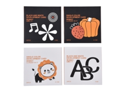 Tarjetas de aprendizaje para bebés: números, animales y juguetes educativos para niños pequeños.