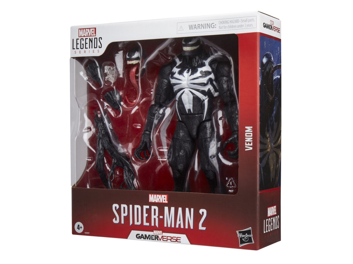 Figura de Spider-Man 2 Venom de la serie Marvel Legends Gameverse de 26 cm de Hasbro