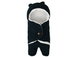 Saco de dormir de invierno Yunzii con capucha y manta gruesa resistente al viento