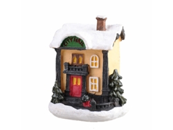 Casas navideñas con luces LED, decoración interior y adornos navideños Siurn (k)