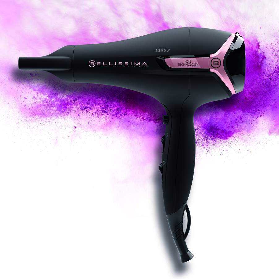 Secador de Pelo BELLISSIMA K9 2300 Soft Touch (2300 W - 3 Niveles de temperatura)