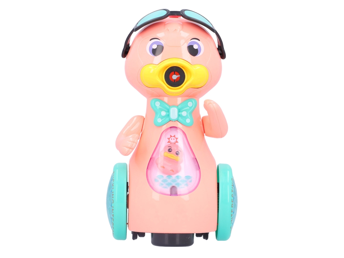 Máquina Eléctrica De Burbujas Para Niños Con Luz Y Ruedas Automáticas, Con Forma De Pato De Dibujos Animados.
