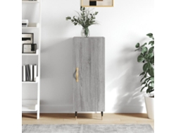 Aparador Madera De Ingeniería Gris Sonoma 34,5x34x90 Cm