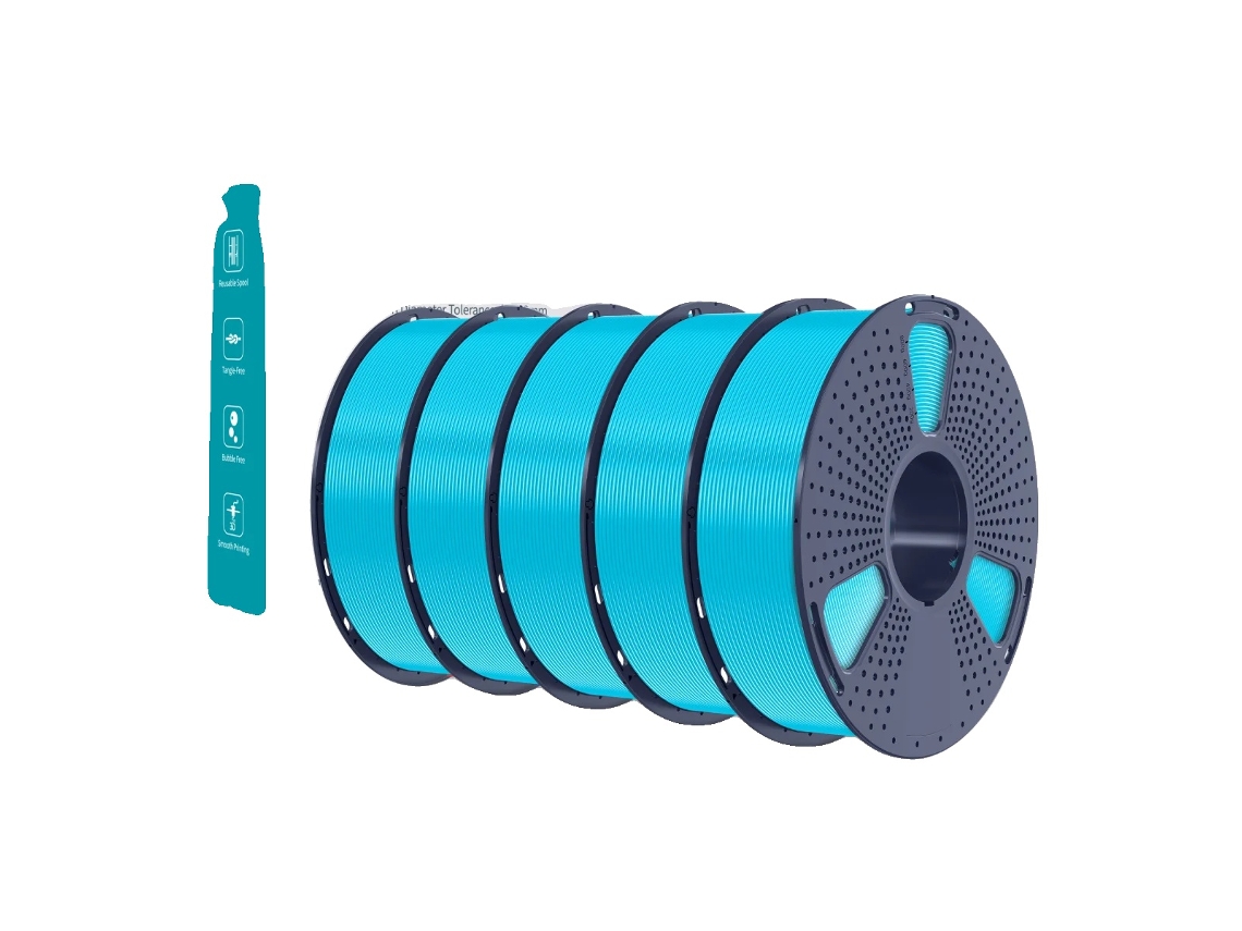 Filamento 3D, material ecológico, impresión de alta calidad, 5 kg, OEM, azul cielo