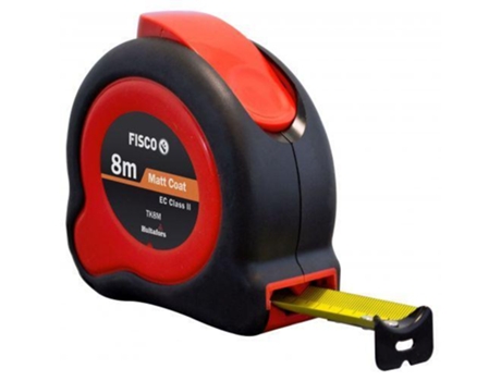 Flexómetro clase ii a prueba de impactos tuf-lok (8x25) en mm FISCO