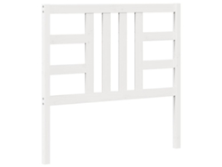 Cabecero de cama 106x4x100 cm Pino macizo Blanco MAISON EXCLUSIVE