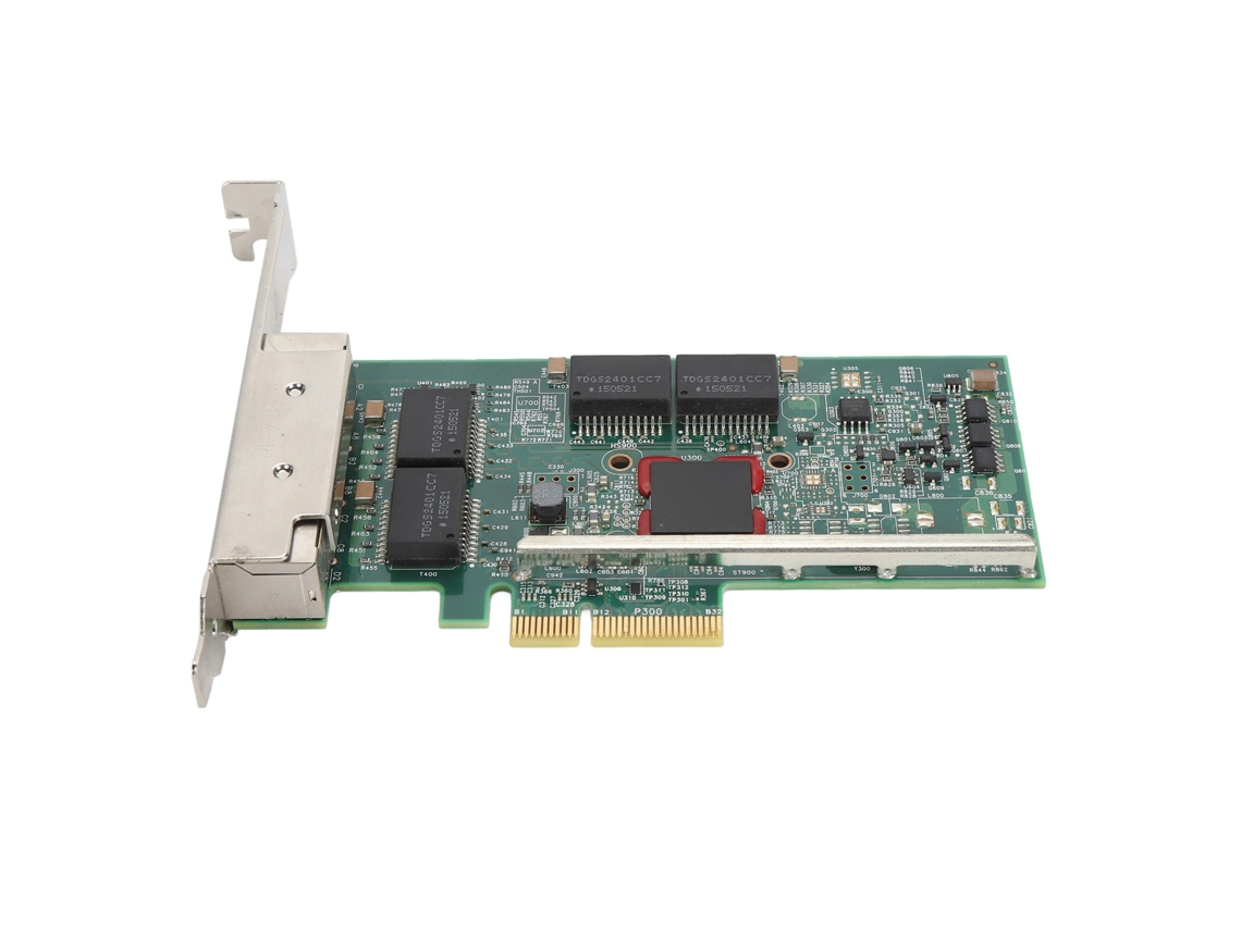 Tarjeta De Red Pcie X4 Con 4 Puertos Gigabit Ethernet Bcm5719 Para Servidor Con Indicadores Led.