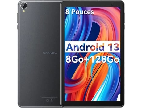 Tablet BLACKVIEW Tab 50 WiFi (8"HD - 8GB-128GB/SD 1TB - WiFi 6 - Tablet PC - Gris)