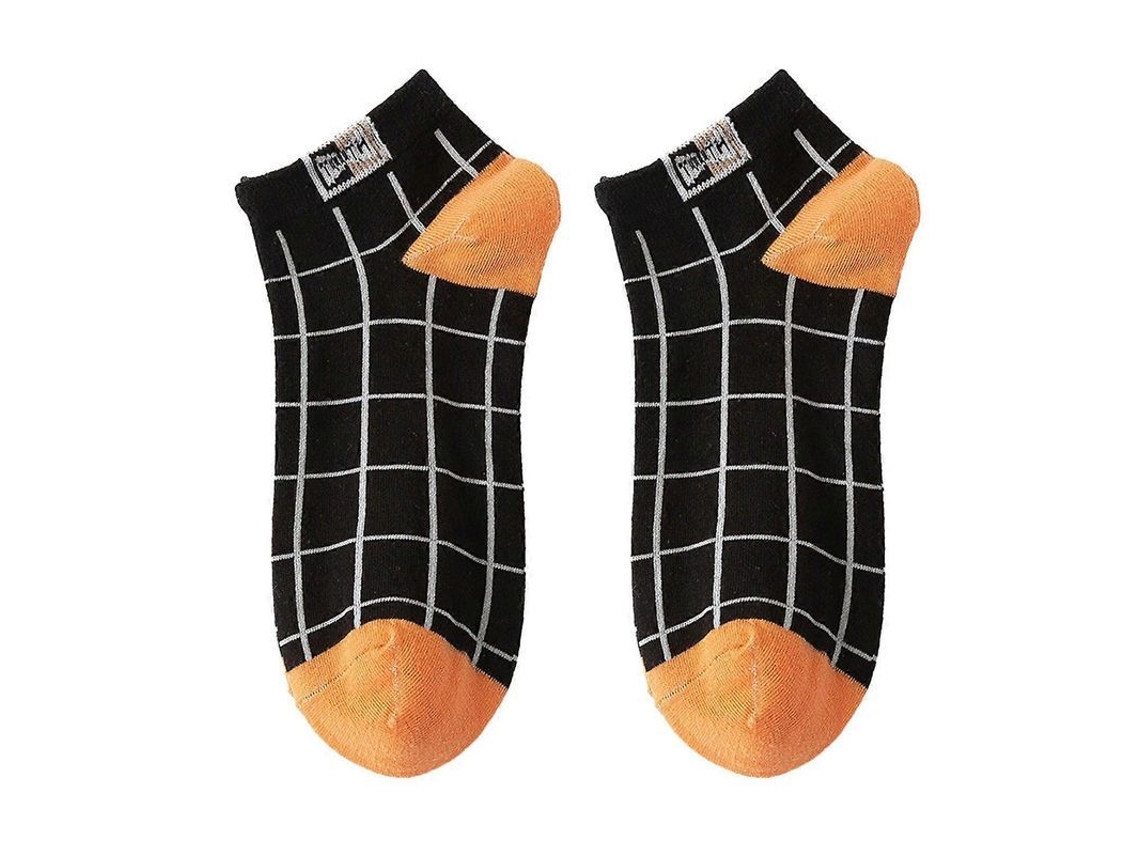 2026-calcetines Hombre De Algodón Bajos Antideslizantes Estampado De Cuadros Gruesos Elásticos Sin Olor Para Uso Diario Y Deportes