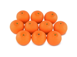 10 piezas de naranjas artificiales simuladas hechas de espuma ecológica para decoración del hogar, cocina, fiestas y juguetes infantiles.