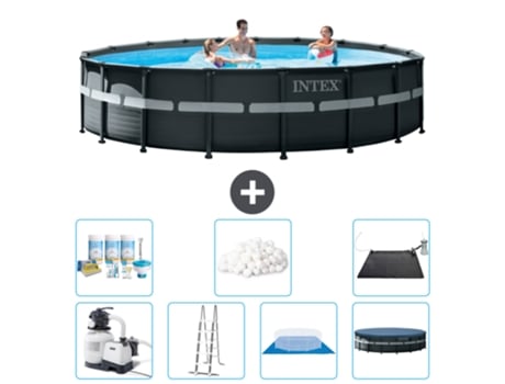 Piscina Tubular INTEX 26330GN-CB44 (26423 L - 549x132cm)