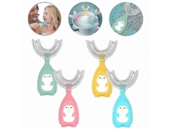 Cepillo de dientes infantil en forma de U con limpieza suave de 360 ​​grados para niños de 2 a 12 años. GOKOCO
