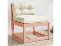 Sofá de jardín con cojines de madera maciza Douglas Dkd Home Decor